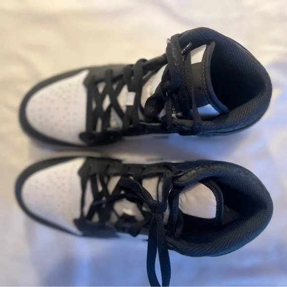 Air Jordan Kids' Black and White Sneakers